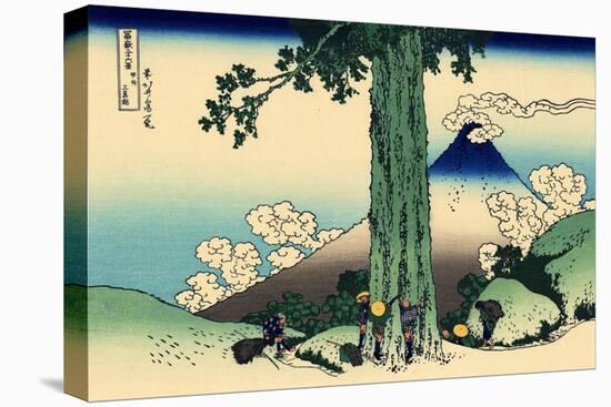 Mishima Pass in Kai Province, c.1830-Katsushika Hokusai-Premier Image Canvas