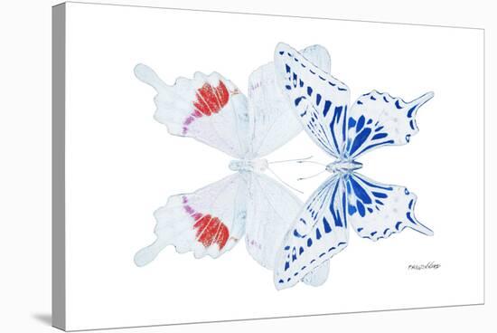 Miss Butterfly Duo Parisuthus - X-Ray White Edition-Philippe Hugonnard-Stretched Canvas