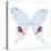 Miss Butterfly Hermosanus Sq - X-Ray White Edition-Philippe Hugonnard-Stretched Canvas