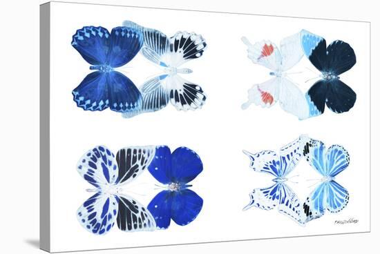 Miss Butterfly X-Ray Duo White VII-Philippe Hugonnard-Stretched Canvas