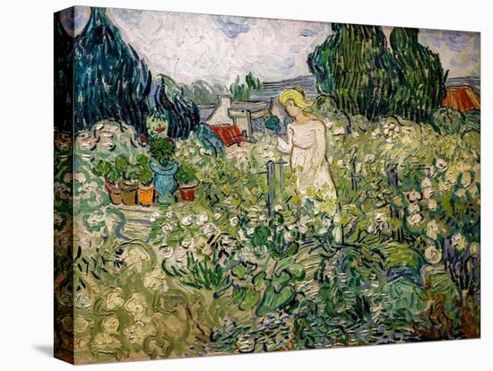 Miss Gachet in Her Garden in Auvers-Sur-Oise, 1890 (Oil on Canvas)-Vincent van Gogh-Premier Image Canvas