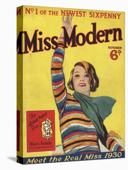 Miss Modern, First Issue Teenagers Magazine, UK, 1930-null-Premier Image Canvas