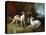 Misse and Turlu, Two Greyhounds of Louis XV-Jean-Baptiste Oudry-Premier Image Canvas