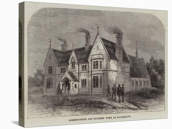 Mission-House and Soldiers' Home at Aldershott-null-Premier Image Canvas