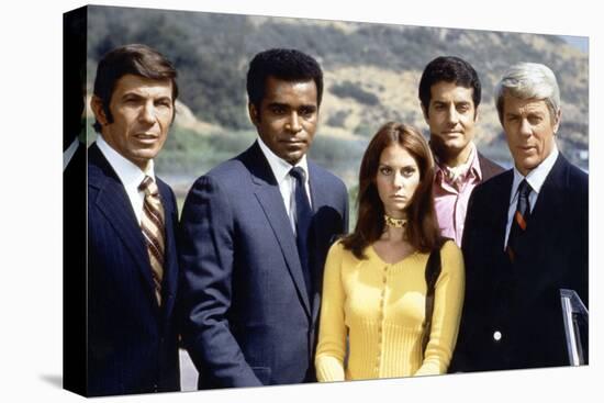 Mission : impossible with Leonard Nimoy, Greg Morris, Lesley Ann Warren, Peter Lupus and Peter Grav-null-Stretched Canvas