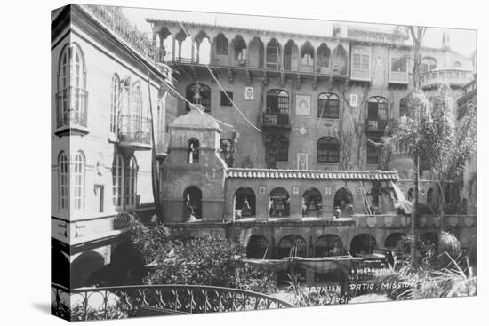 Mission Inn Spanish Patio View Riverside, CA Photograph - Riverside, CA-Lantern Press-Stretched Canvas