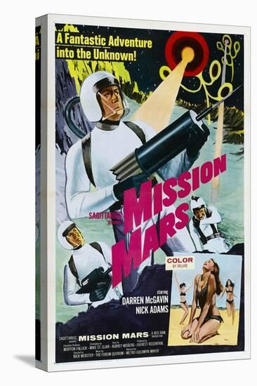 Mission Mars, Darren McGavin, 1968-null-Stretched Canvas