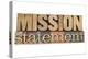 Mission Statement-PixelsAway-Stretched Canvas