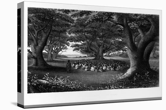 Missionary beneath Trees-Library of Congress-Premier Image Canvas