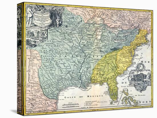 Mississippi Region, 1687-null-Premier Image Canvas