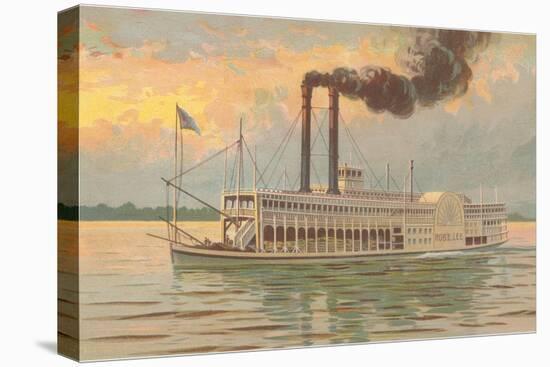 Mississippi River Boat, Robert E. Lee-null-Stretched Canvas