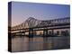 Mississippi River Bridge, New Orleans, Louisiana, USA-Charles Bowman-Premier Image Canvas