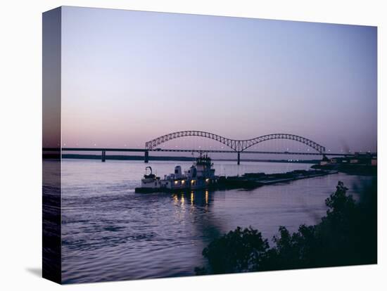 Mississippi River, Memphis, Tennessee, United States of America (U.S.A.), North America-Ursula Gahwiler-Premier Image Canvas