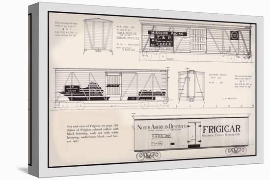 Missouri Pacific, Frigicar-null-Stretched Canvas