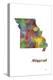 Missouri State Map 1-Marlene Watson-Premier Image Canvas