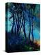 Misty light in a wood-Pol Ledent-Stretched Canvas