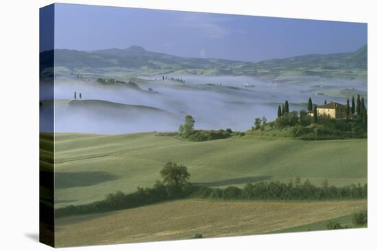Misty Morning at the 'Belvedere', Val D' Orcia, Tuscany-Joe Cornish-Premier Image Canvas
