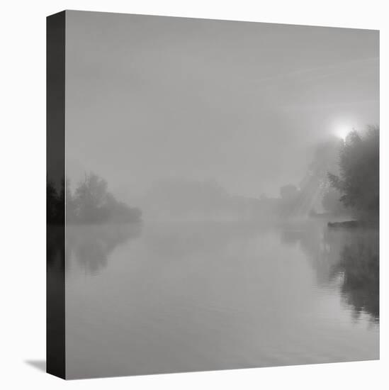 Misty Morning II-David Keochkerian-Stretched Canvas