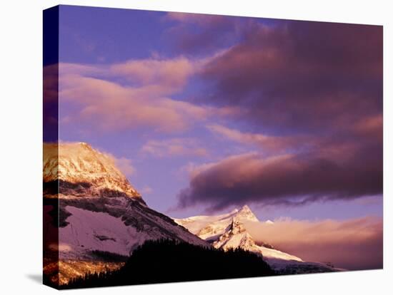 Misty Mountain Peaks at Sunrise, Yoho National Park, British Columbia, Canada-Adam Jones-Premier Image Canvas