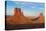 Mittens in Panoramic Landscape at Sunset, Monument Valley, Utah-Bill Bachmann-Premier Image Canvas