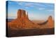 Mittens in Panoramic Landscape at Sunset, Monument Valley, Utah-Bill Bachmann-Premier Image Canvas