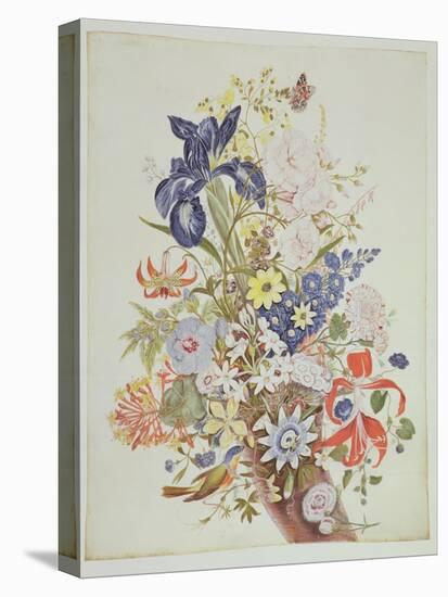 Mixed Flowers in a Cornucopia, C.1768-Thomas Robins-Premier Image Canvas