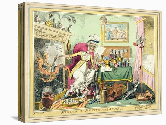 Mixing a Recipe for Corns, Published by G. Humphrey, London, December 4Th, 1822-George Cruikshank-Premier Image Canvas