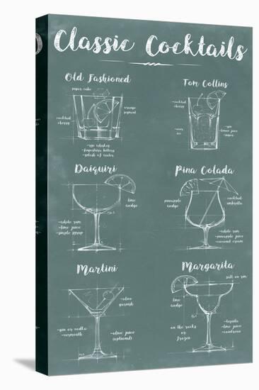 Mixology Infograph-Ethan Harper-Stretched Canvas