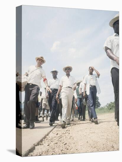 MLK Marches from Memphis to Jackson 1965-null-Premier Image Canvas