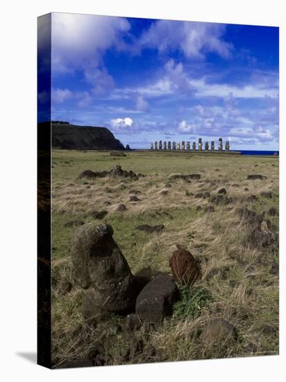 Moai at Ahu Tongariki, Easter Island, Chile-Angelo Cavalli-Premier Image Canvas