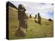 Moai at Rano Raraku on Easter Island-O. and E. Alamany and Vicens-Premier Image Canvas