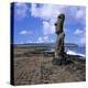 Moai Statue, Ahu Akapu, Easter Island, UNESCO World Heritage Site, Chile, South America-Geoff Renner-Premier Image Canvas