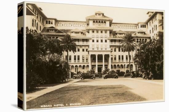 Moana Hotel, Waikiki, Hawaii-null-Stretched Canvas