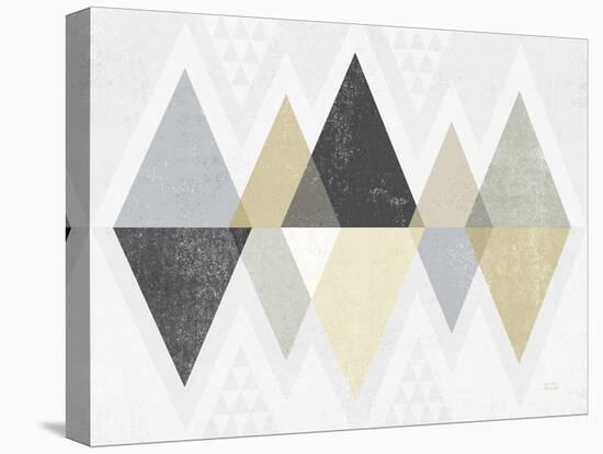 Mod Triangles II Archroma-Michael Mullan-Stretched Canvas