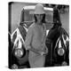 Model and Car, 1960s-John French-Premier Image Canvas
