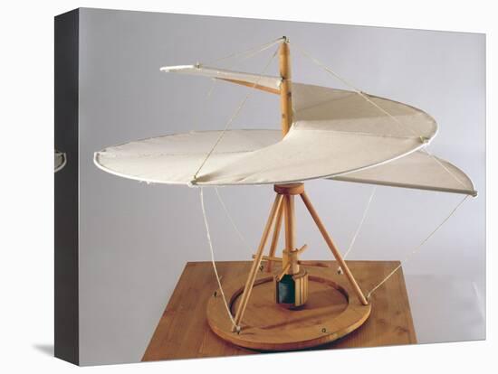 Model Reconstruction of Da Vinci's Design for an Aerial Screw-Leonardo da Vinci-Premier Image Canvas