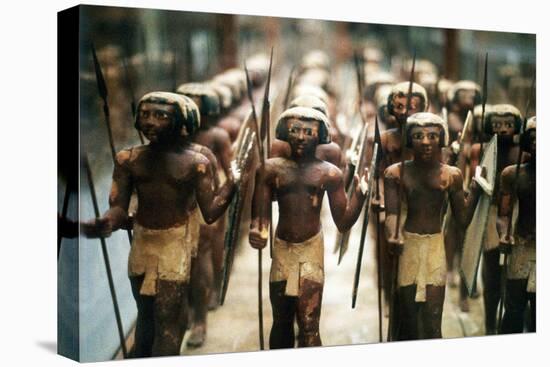 Model Soldiers from the Tomb of an 18th Dynasty Pharoah, Ancient Egyptian, 16th-13th Century Bc-null-Premier Image Canvas