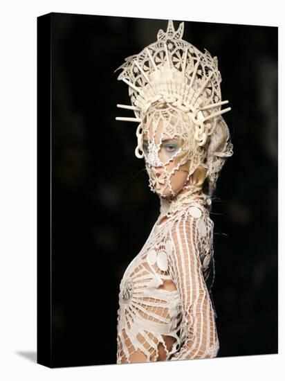 Model Wears a Creation by French Fashion Designer Jean-Paul Gaultier-null-Premier Image Canvas