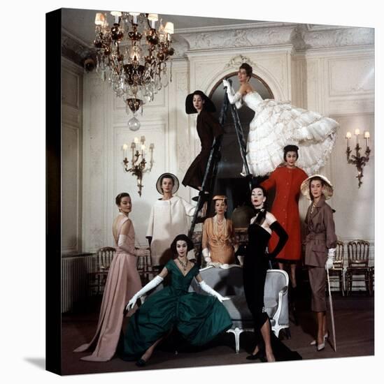 Models Wearing Latest Dress Designs from Christian Dior-Loomis Dean-Premier Image Canvas