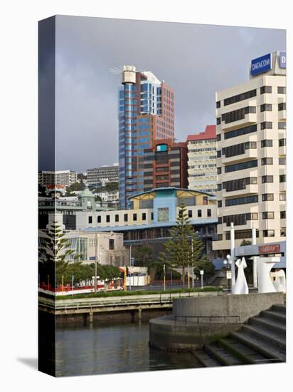 Modern Architecture Around the Civic Square, Wellington, North Island, New Zealand-Don Smith-Premier Image Canvas
