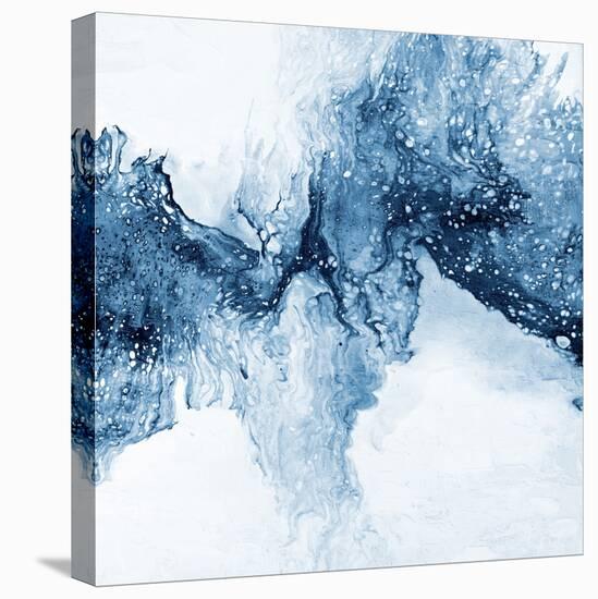 Modern Blue Abstract 2-Kimberly Allen-Stretched Canvas