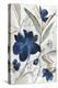 Modern Blue Floral I-Asia Jensen-Stretched Canvas