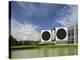 Modern Buildings of the Vasarely Foundation at Aix En Provence, Provence, France, Europe-Westwater Nedra-Premier Image Canvas
