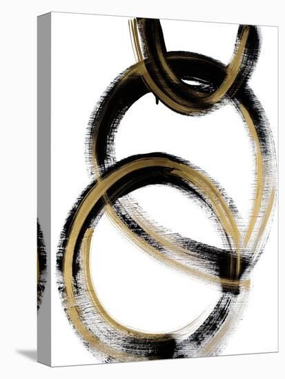 Modern Flow With Gold-Susan Bryant-Stretched Canvas
