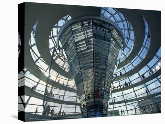 Modern Glass Building, Reichstag, Berlin, Germany, Europe-Hans Peter Merten-Premier Image Canvas