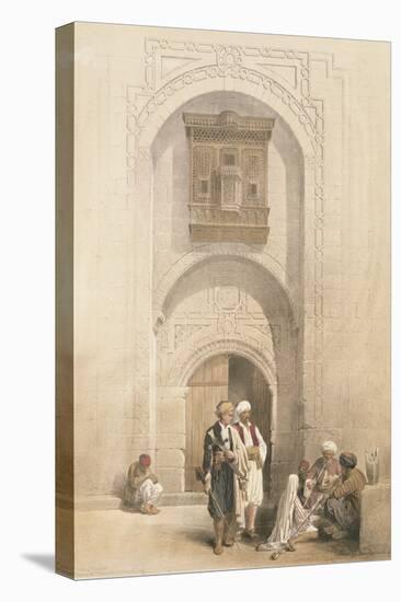 Modern Mansion, Showing the Arabesque Architecture of Cairo, from 'Egypt and Nubia', Vol.3-David Roberts-Premier Image Canvas