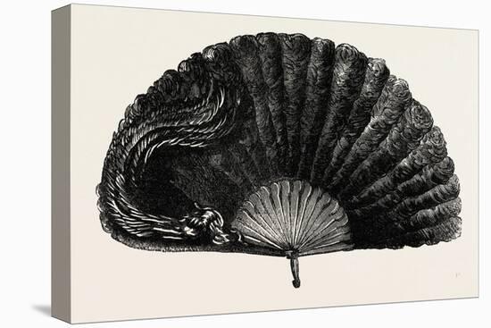 Modern Ostrich Feather Fan , 1882-null-Premier Image Canvas