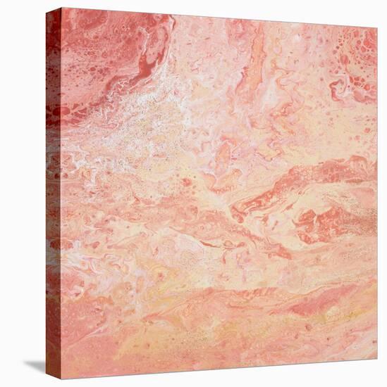 Modern Peach Flow II-Tiffany Hakimipour-Stretched Canvas