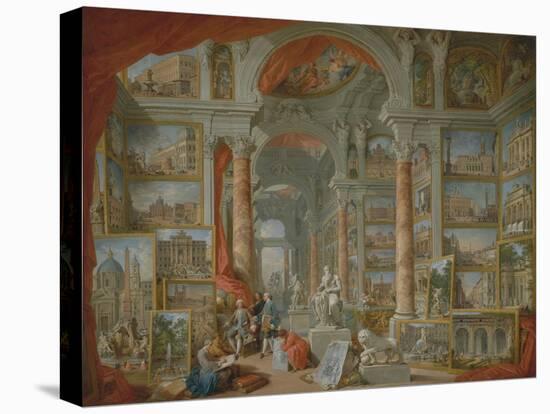 Modern Rome, 1757-Giovanni Paolo Pannini or Panini-Premier Image Canvas