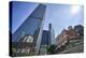 Modern skyscrapers stand next to the colonial Former French Mission Building in Central, Hong Kong-Fraser Hall-Premier Image Canvas